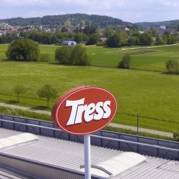 Firmengelände des Nudelherstellers Tress einem zufriedenen Kunden der Erdgas Südwest GmbH