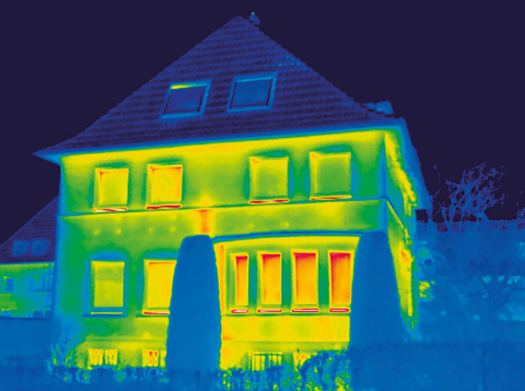 Thermografie Test Haus