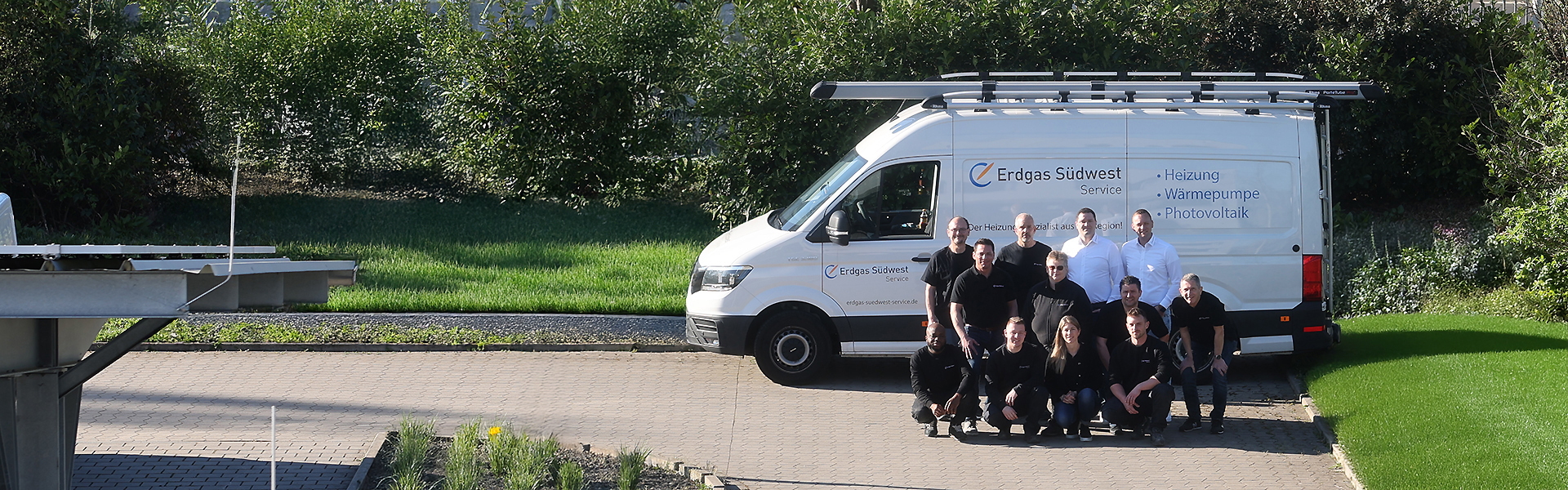 Teambild des Meisterbetriebs Erdgas Südwest Service GmbH