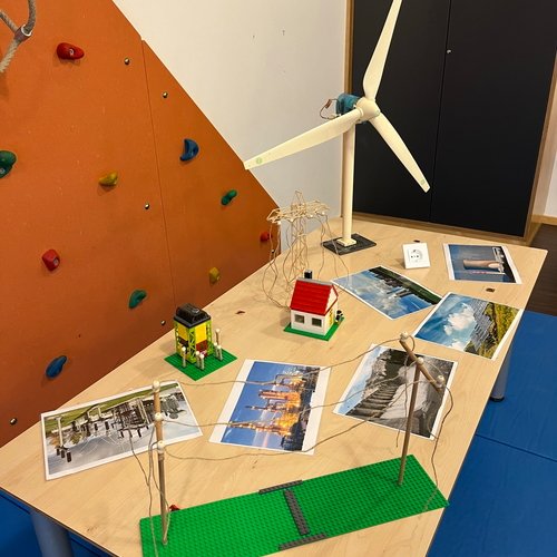 Eine Collage von Exponanten die im Rahmen von Unterrichtseinheiten der Erdgas Südwest über die Initiative ProNatur gefertigt wurden