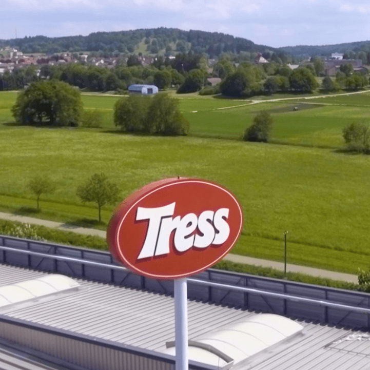 Firmengelände des Nudelherstellers Tress einem zufriedenen Kunden der Erdgas Südwest GmbH