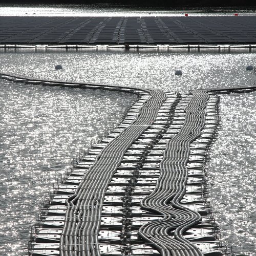 Schwimmende PV in Leimersheim