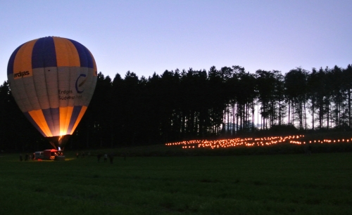 Bild eines Heißluftballons
