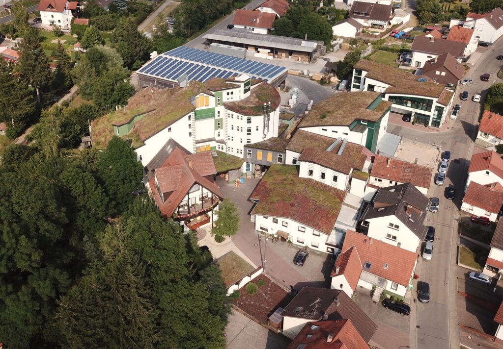 Luftaufnahme der St. Hippolyt Mühle Ebert in