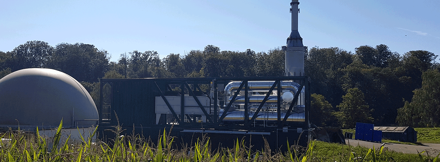 Biogasanlage mit optimiertem Betrieb
