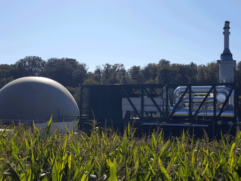 Biogasanlage mit optimiertem Betrieb