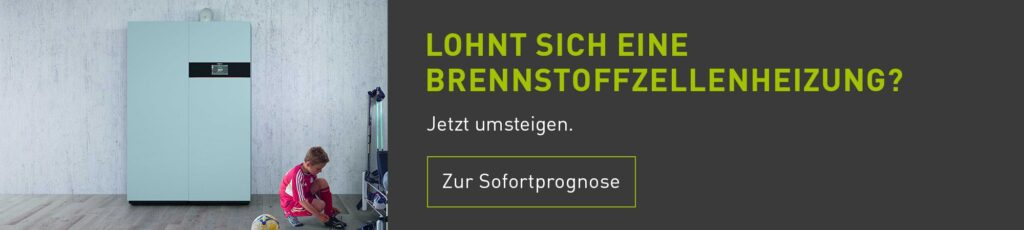 Banner Brennstoffzellenheizung Angebot Prognose