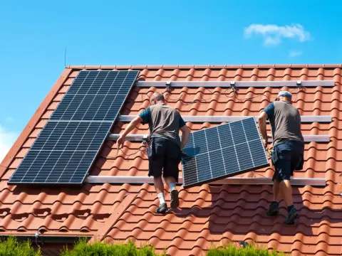 Installation einer neuen PV-Anlage